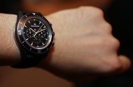 jaeger-lecoultre deep sea chronograph vintage cermet watch